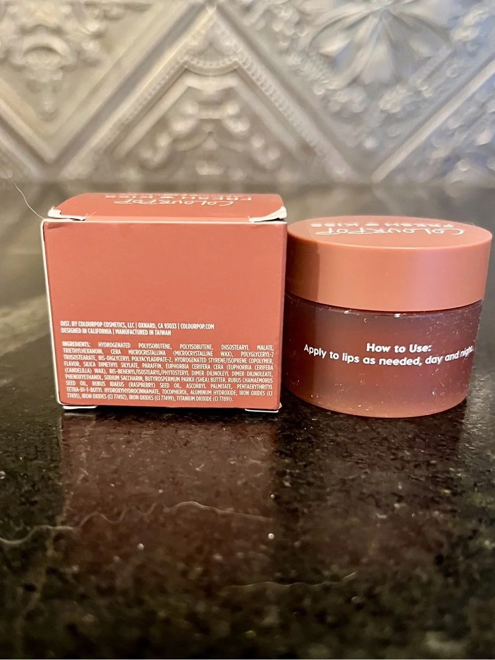 ColourPop Fresh Kiss Chocolate Milkshake Lip Mask - Pinky Brown